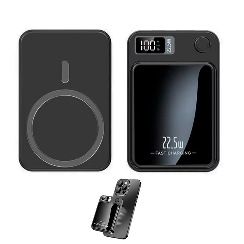 GENERICO - Power Bank Magnético Banco Energía Inalámbrico 10.000 Mah
