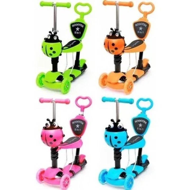 GENERICO - Patineta Scooter 5 en 1