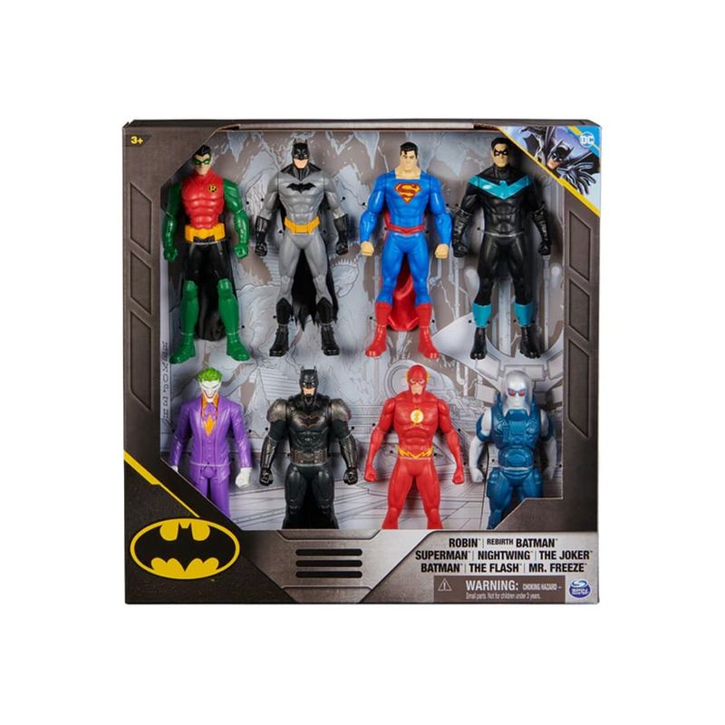 SPIN MASTER - Dc Comics Pack 8 Figuras de 6Plg