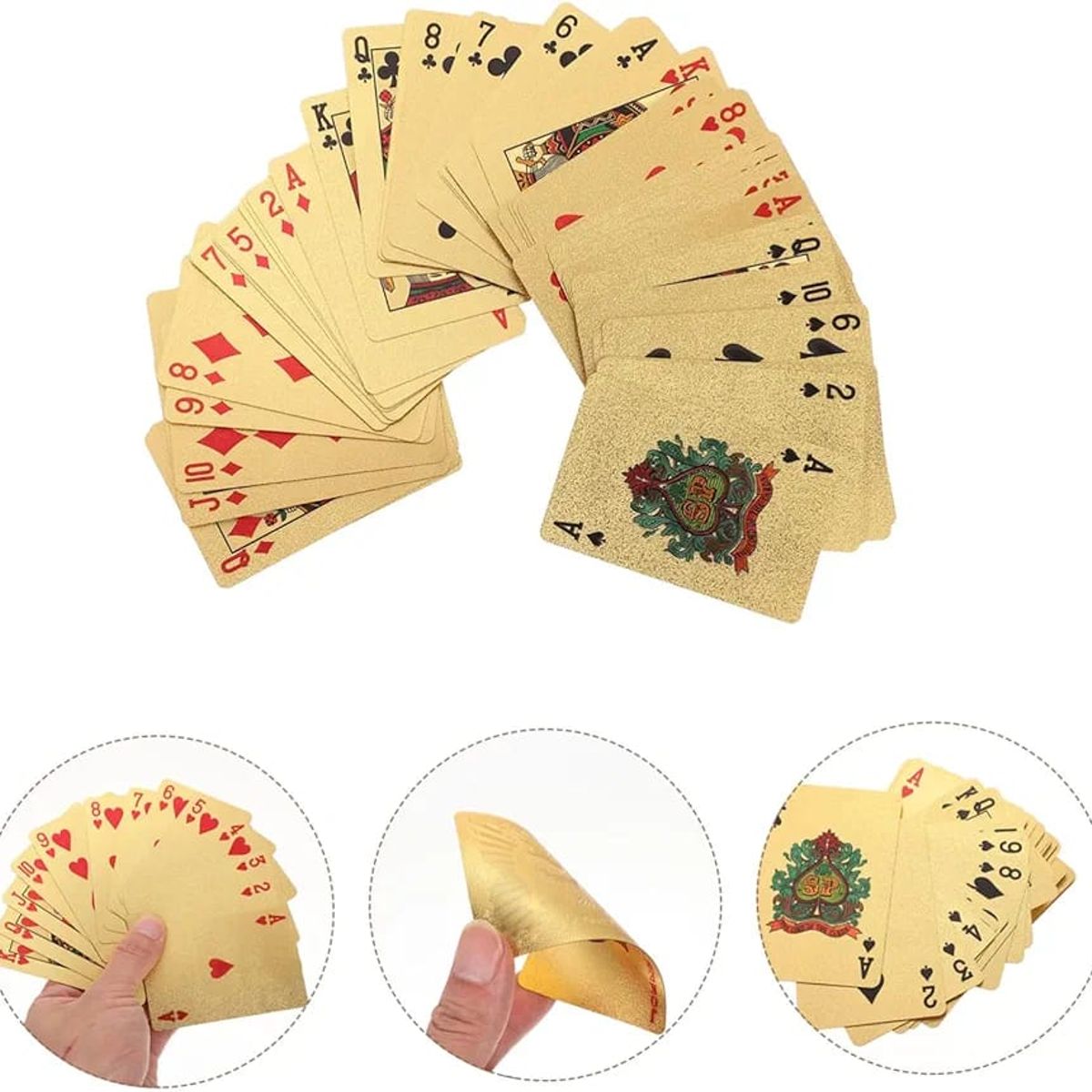 GENERICO - Juego Baraja de Cartas Póker Naipes Set x 55 Unidades