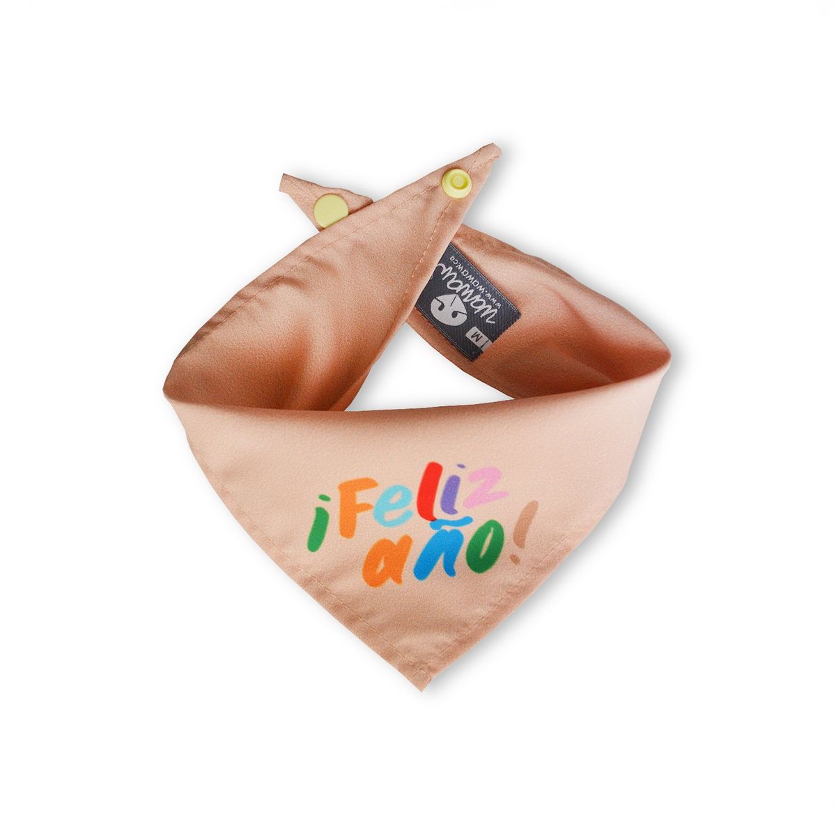 WAWAW - Pañoleta para perro talla M Feliz Año Navidad 2024