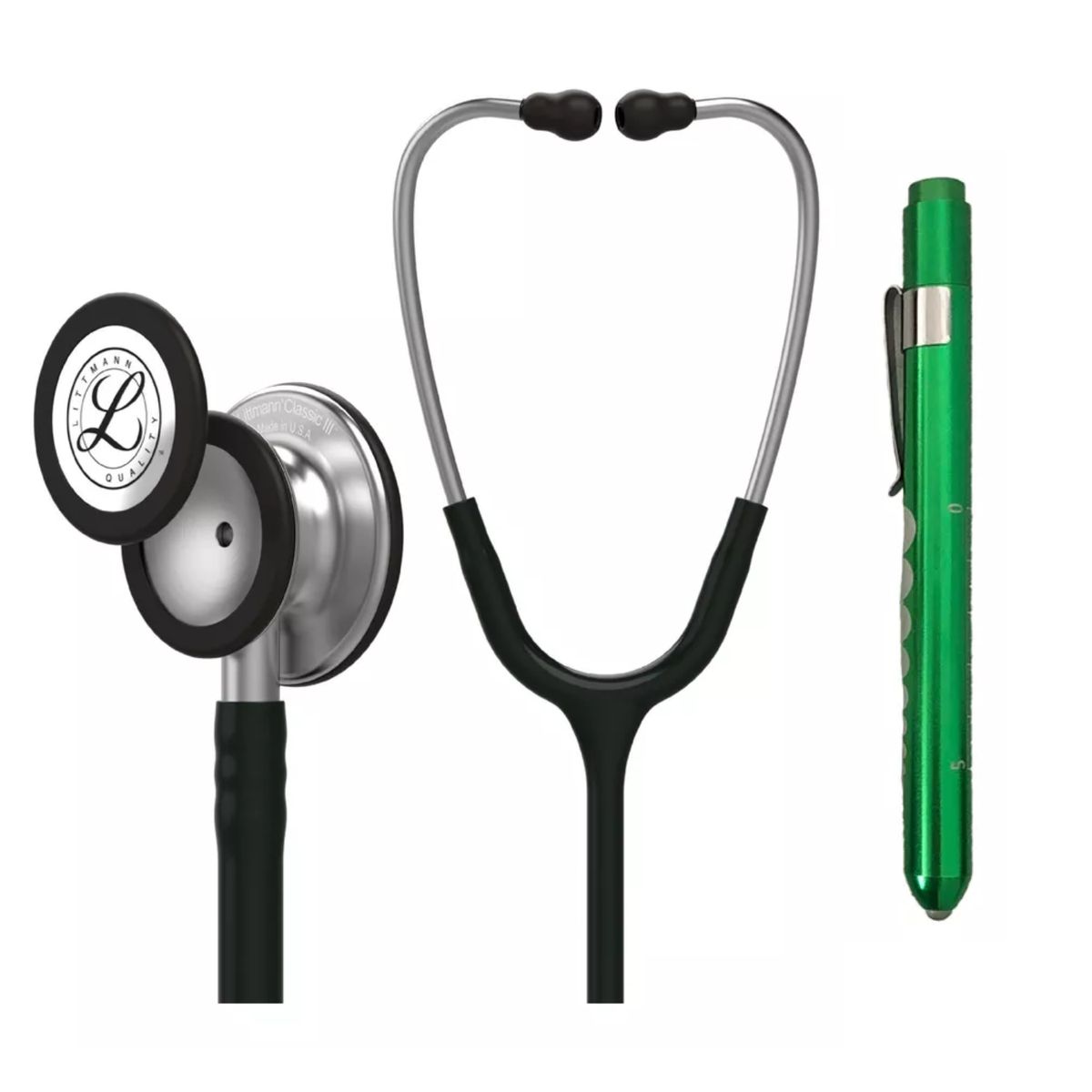 LITTMANN - Fonendoscopio Littmann Classic 3 Back ref. 5620 + Linterna