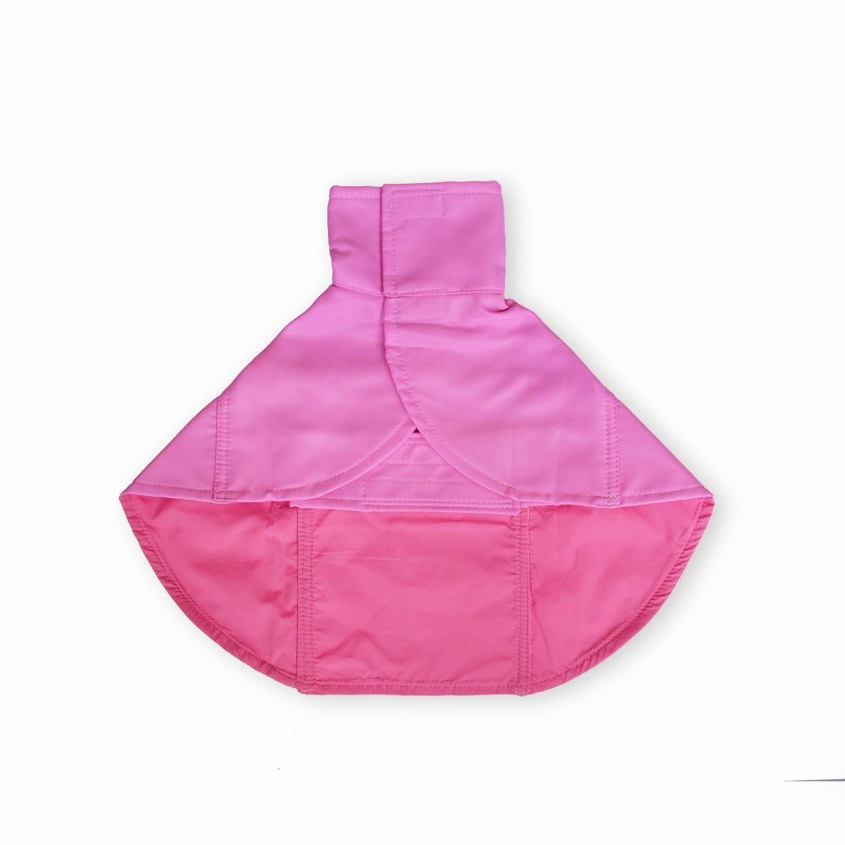 WAWAW - Capa impermeable para perro talla M Magenta Cuello Alto