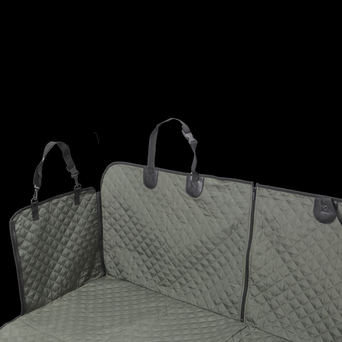 TOTTO - Protector de carro para mascotas Silla Trasera Ride Verde