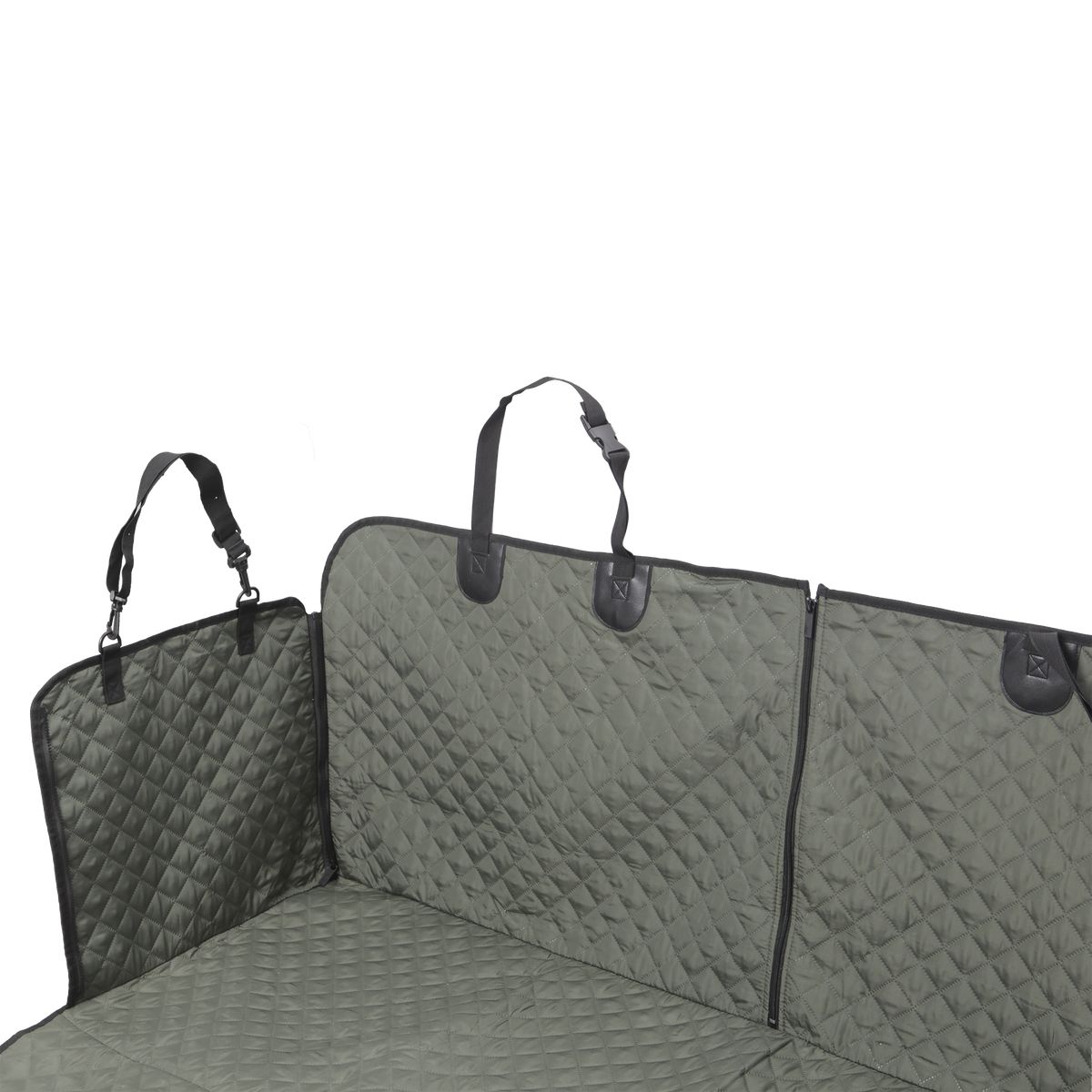 TOTTO - Protector de carro para mascotas Silla Trasera Ride Verde