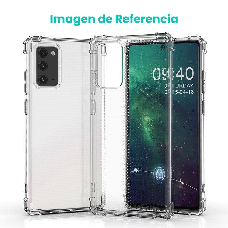 PHONETIFY - Funda Transparente Antichoque para Moto G22