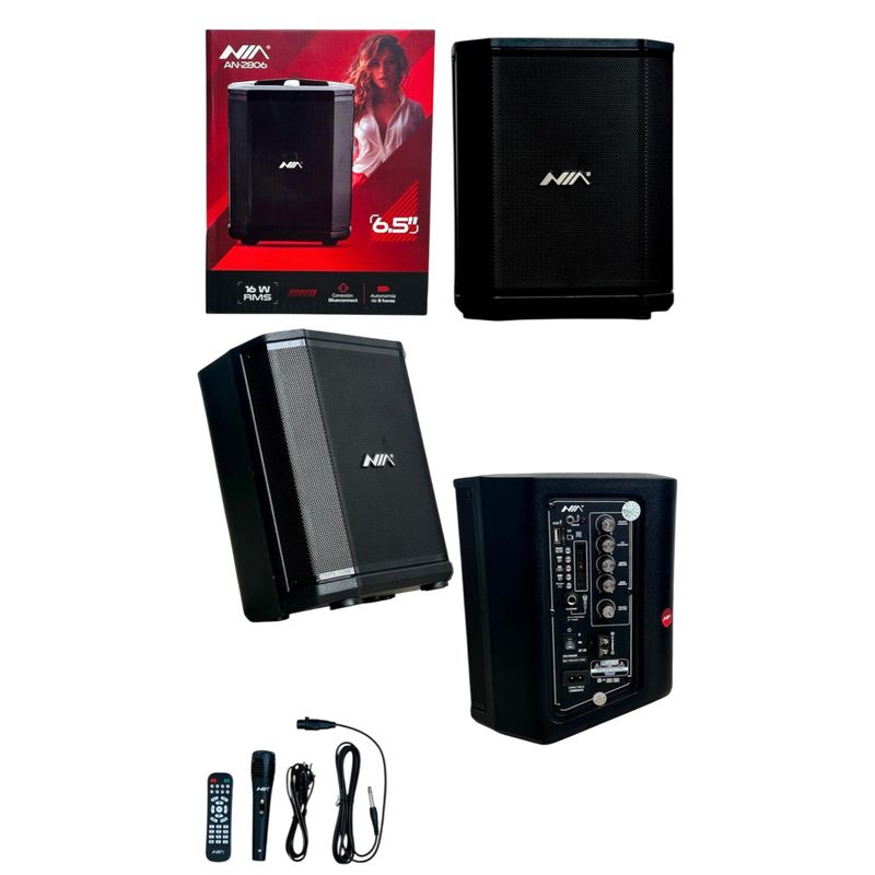 NIA - Cabina De Sonido 6.5 Pulgadas Tipo Bose Micrófono Bluetooth