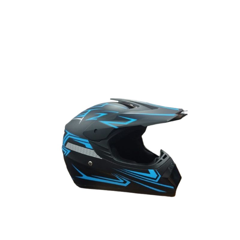 GENERICO - Casco Tipo Cross Para Niños Y Niñas Proteccion Pista