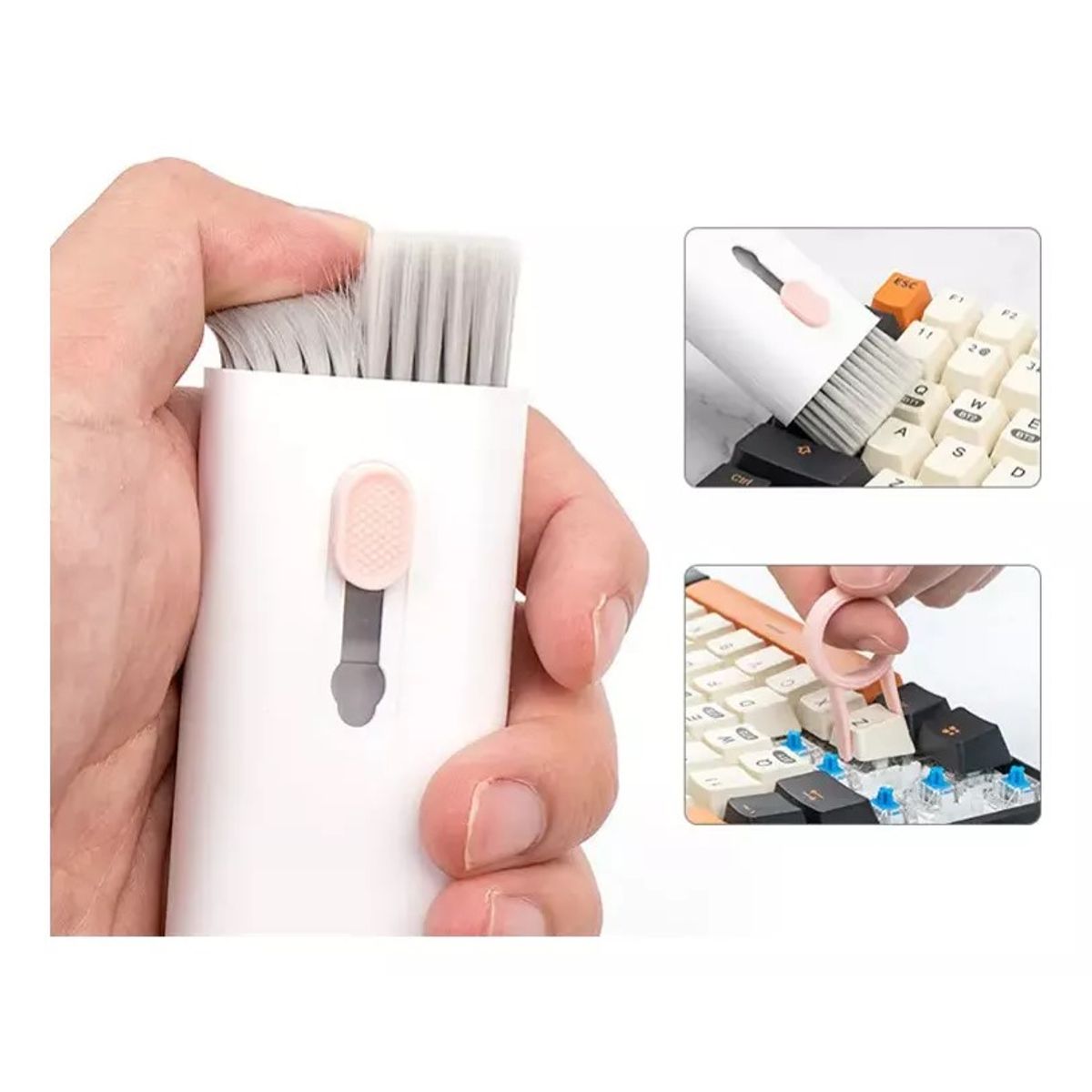 GENERICO - Kit De Limpieza Cepillo Para Pc Teclado Audífonos Cámaras