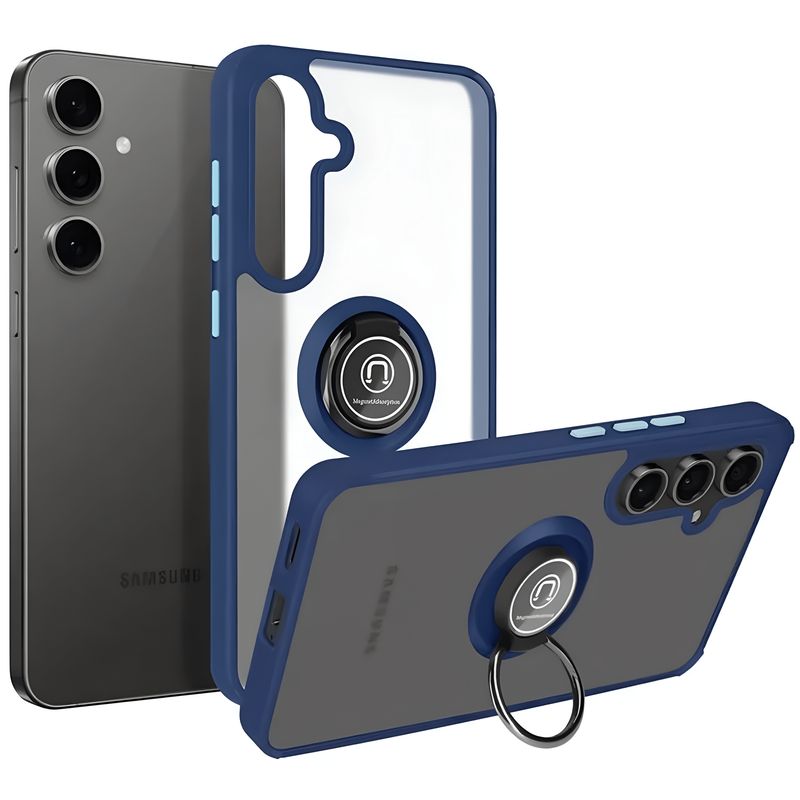 GENERICO - Funda Estuche Anti Golpes Mate Compatible Samsung S24 FE Azul