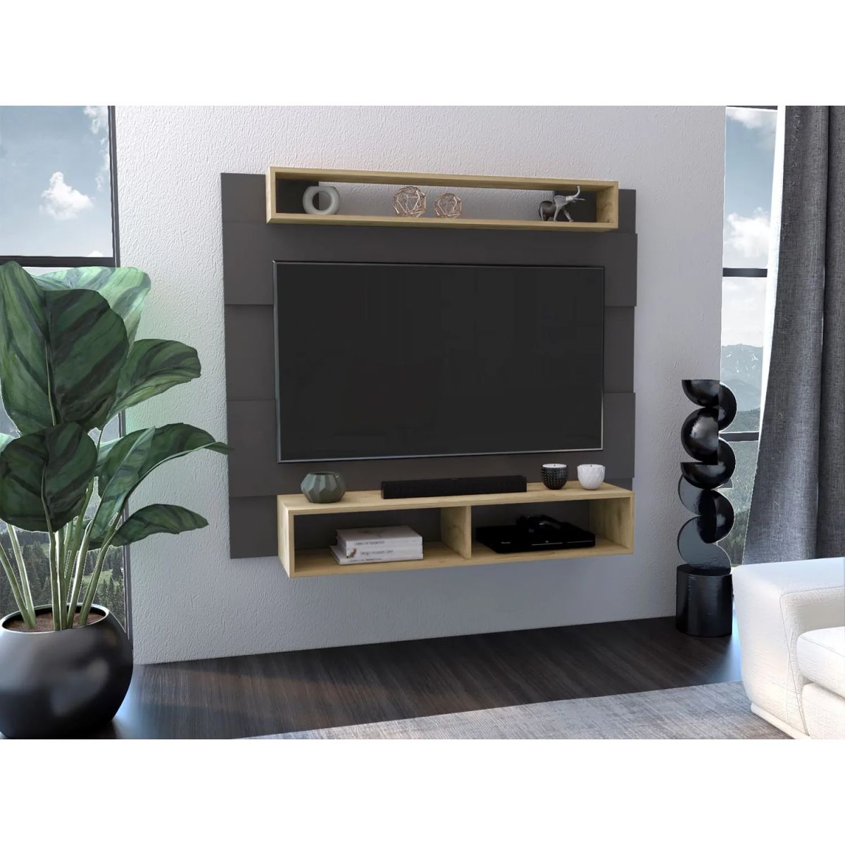 RTA MUEBLES - Panel para TV desde 32" a 60" PPM 9374  RTA