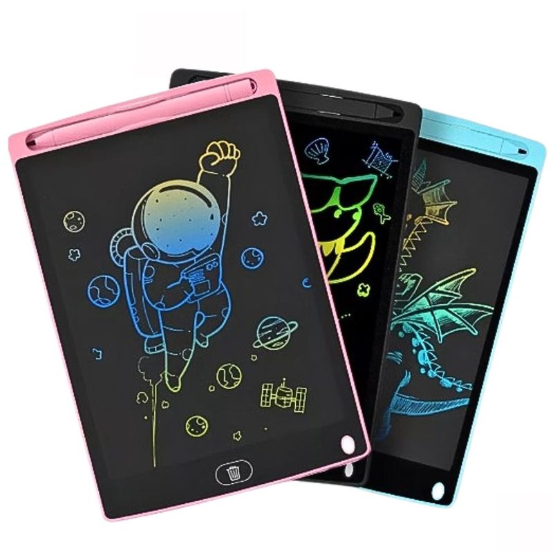 ONE PIXEL - Tablero LCD Mágico Dibujo y Escritura Niños 12” Rosa