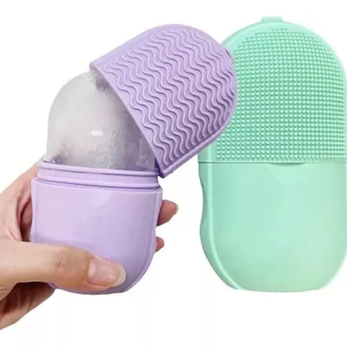 GENERICO - Molde Hielo Masajeador Facial Hieloterapia