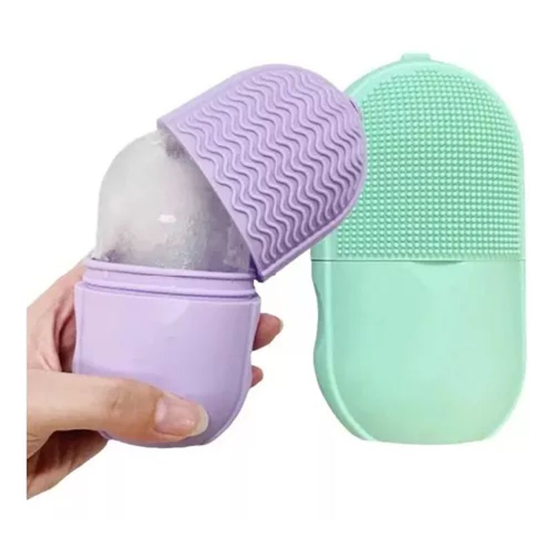 GENERICO - Molde Hielo Masajeador Facial Hieloterapia