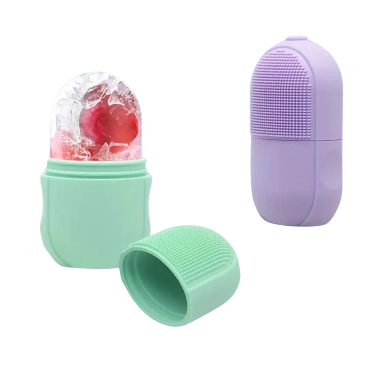 GENERICO - Molde Hielo Masajeador Facial Hieloterapia