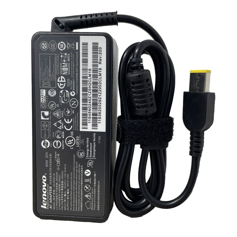 GENERICO - CARGADOR PORTÁTIL LENOVO 20V 325A PUNTA USB HOMOLOGADO