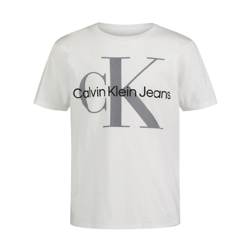 CALVIN KLEIN - Camiseta blanca con monograma para niño Calvin Klein