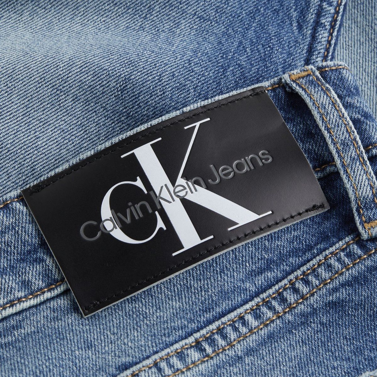 CALVIN KLEIN - Jeans azul slim desteñido Calvin Klein