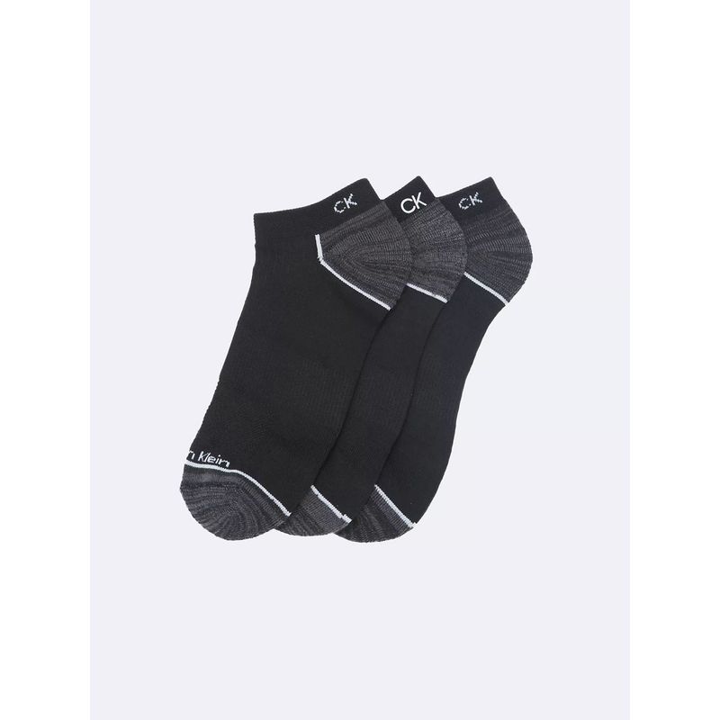 CALVIN KLEIN - Pack negro de 3 medias de microfibra Calvin Klein