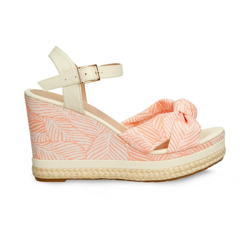 BATA - Sandalias Para Mujer Bata Champaña Iale