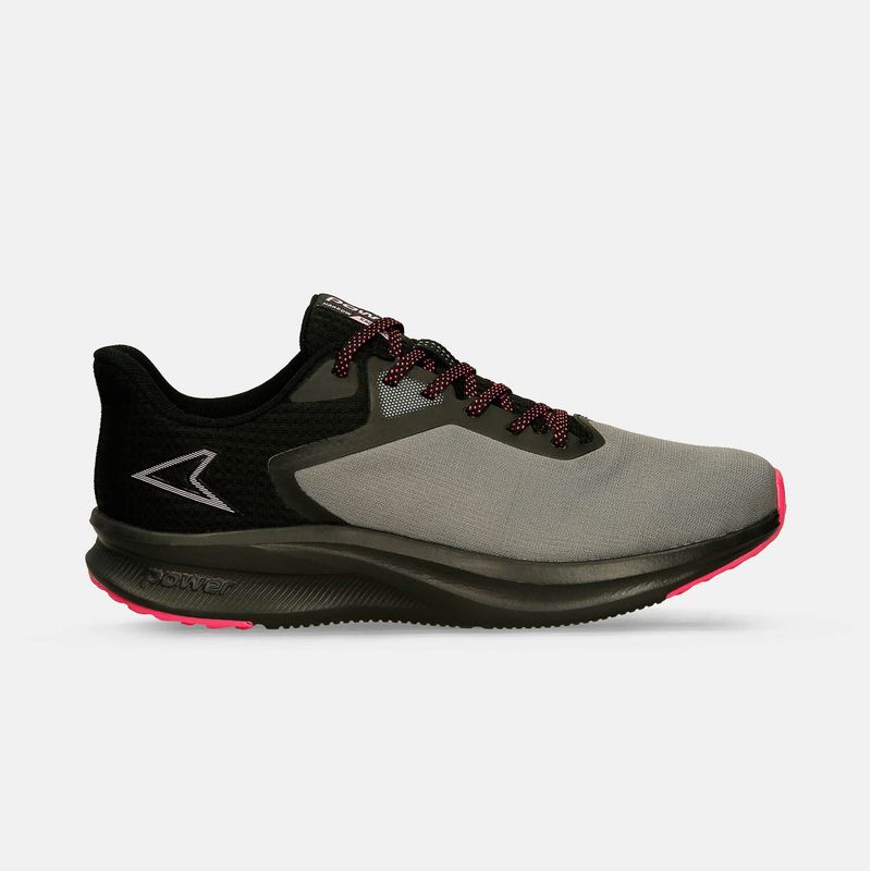 POWER - Tenis Deportivos Para Mujer Power Negro Harrow Plus Racer Sc Repel