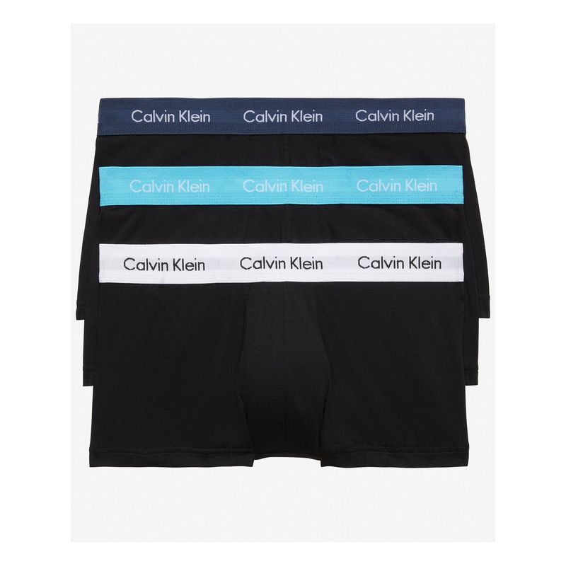 CALVIN KLEIN - Pack negro de 3 boxer trunk - cotton stretch Calvin Klein