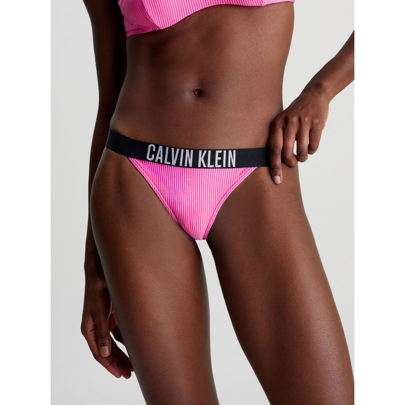CALVIN KLEIN - Partes rosado de abajo de bikini tipo brasileño - Intense Power Calvin Klein