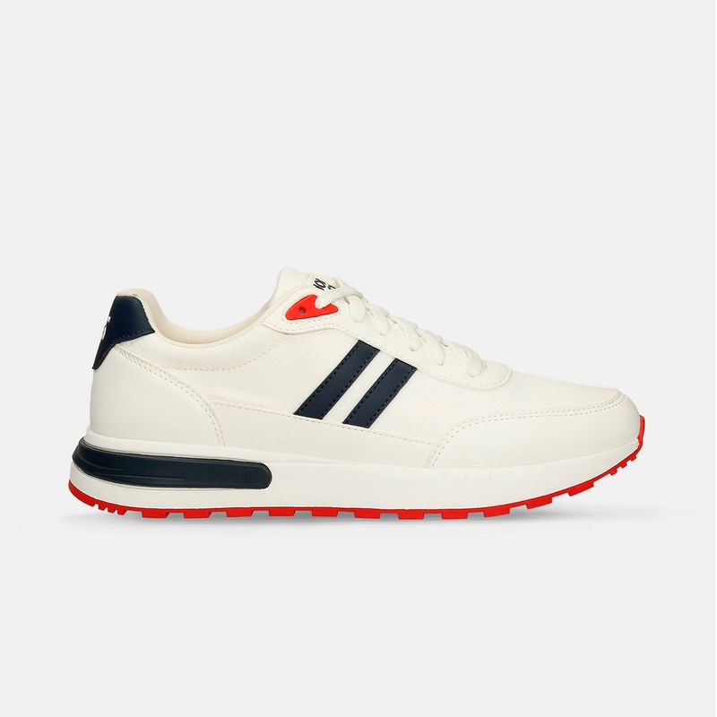 NORTH STAR - Tenis Para Hombre North Star Blanco-Rojo Miles Park 86