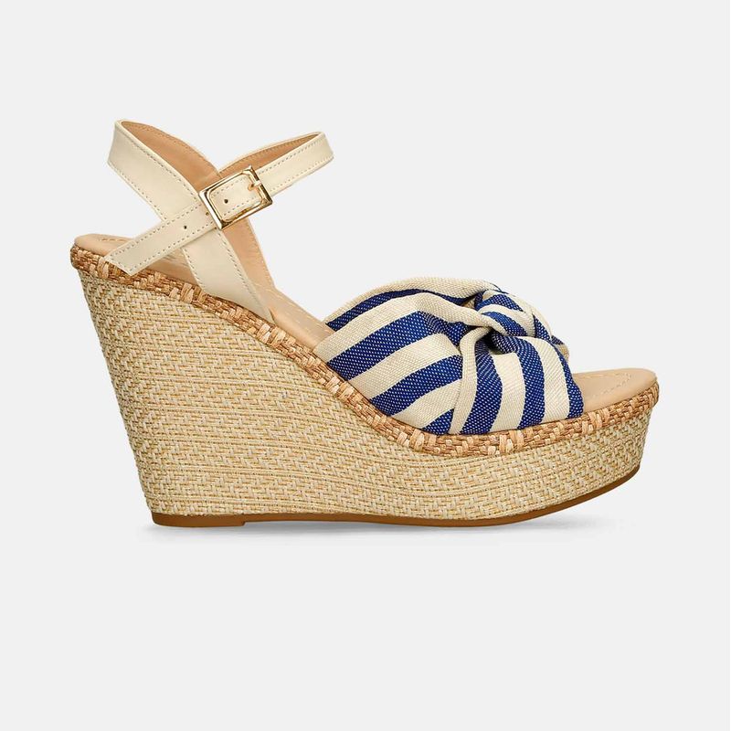 BATA - Sandalias Para Mujer Bata Azul Jelina