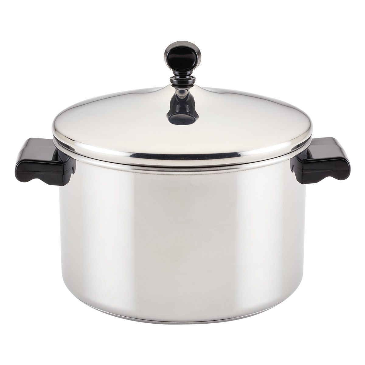 FARBERWARE - Olla 21cm acero inoxidable con tapa de vidrio templadoFarberware