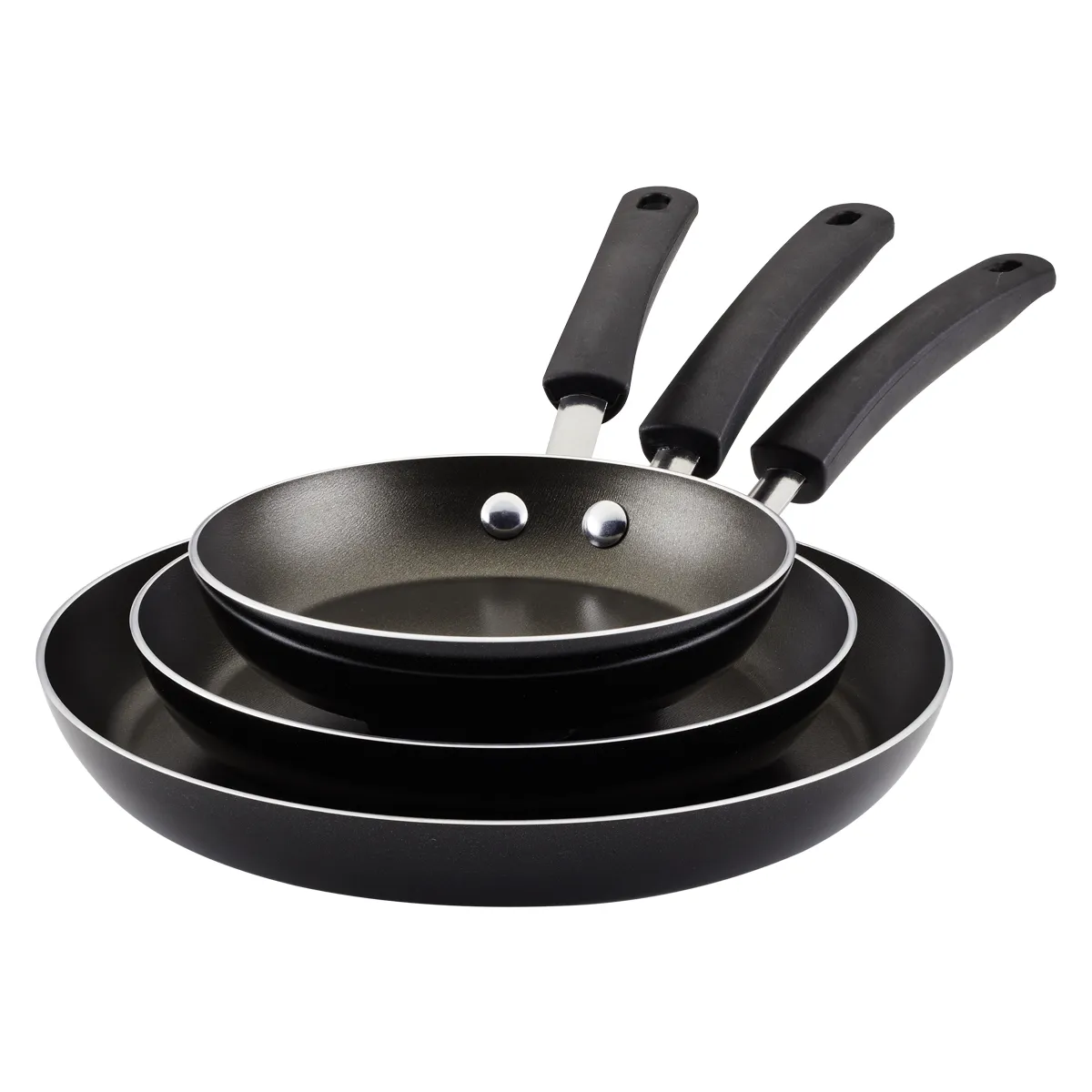 FARBERWARE - Set x 3 Sartenes 20cm, 25cm y 30cm. Aluminuo antiadherente Farberware