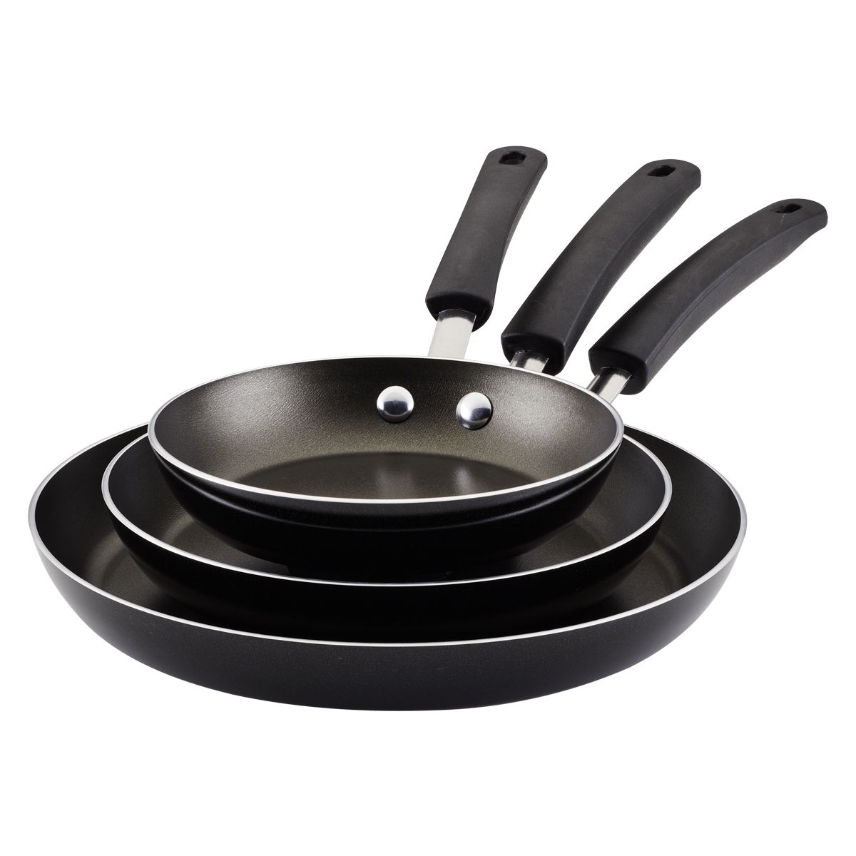 FARBERWARE - Set x 3 Sartenes 20cm, 25cm y 30cm. Aluminuo antiadherente Farberware