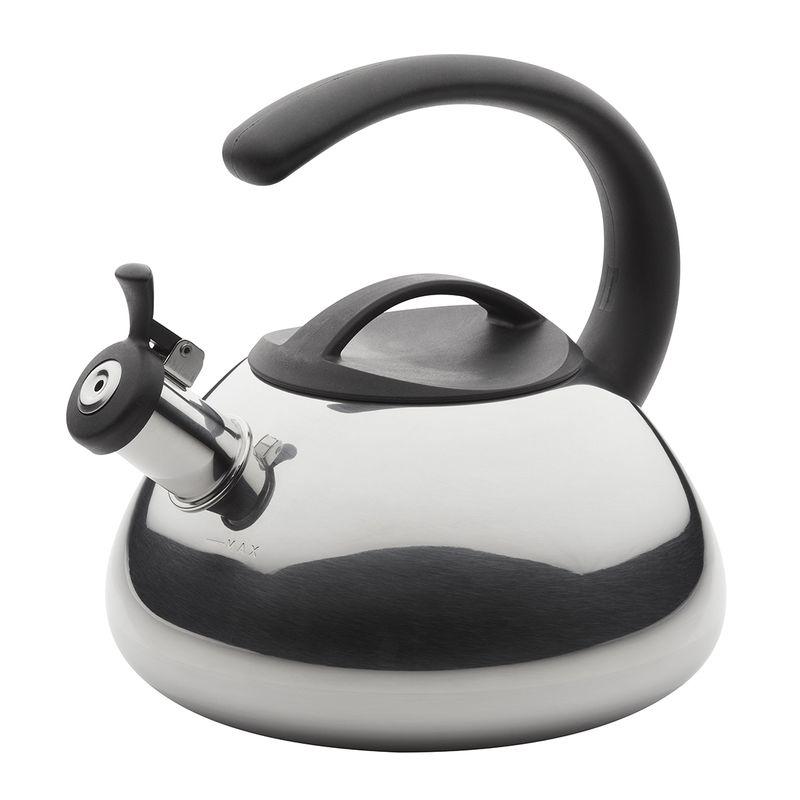 FARBERWARE - Tetera con silbido 21L cuerpo en acero inoxidable Farberware