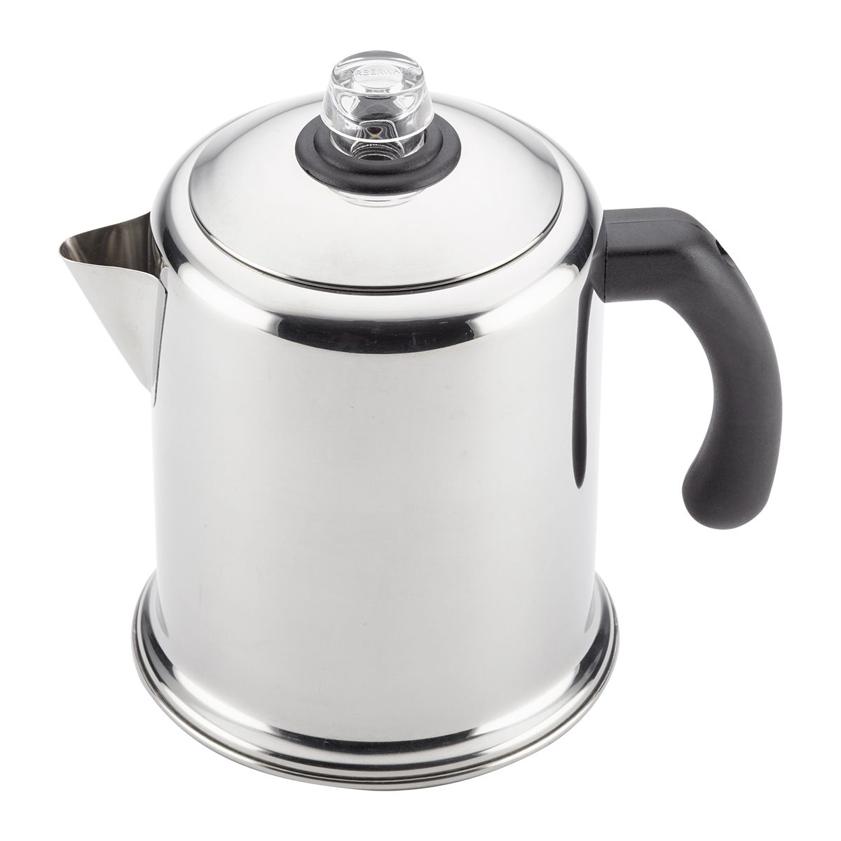 FARBERWARE - Percolador 12 tazas, acero inoxidable, Farberware