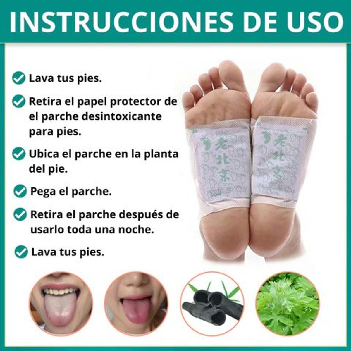 GENERICO - Parche Kinoki Para Pies Desintoxicante