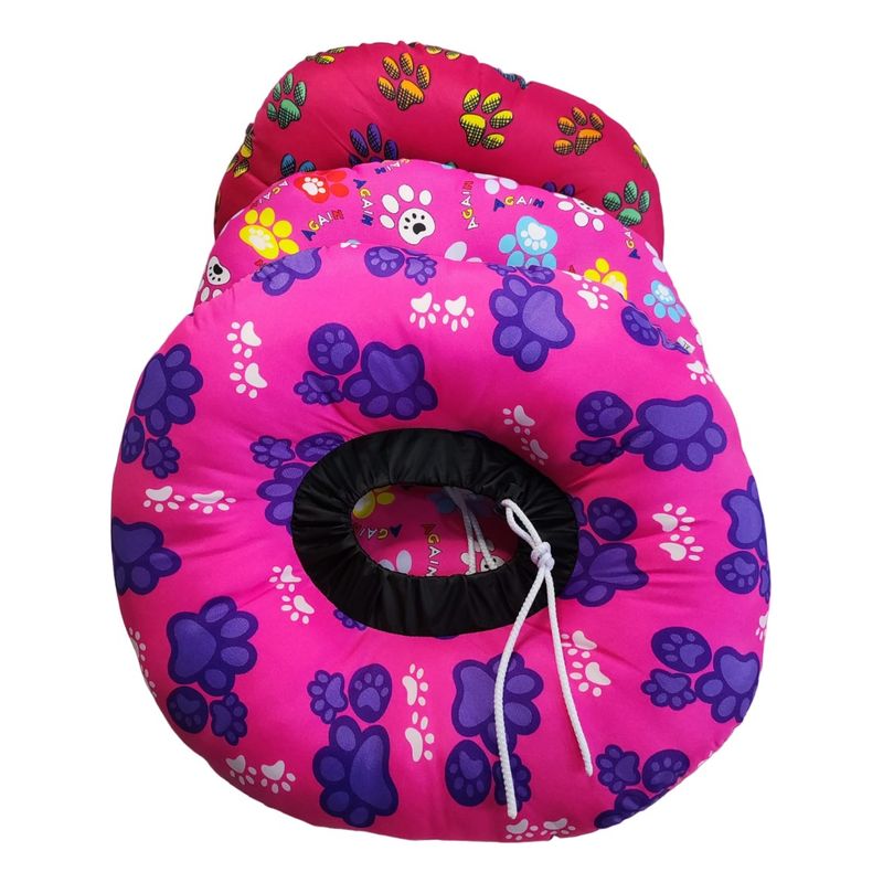 GENERICO - Collar Isabelino Perros Gatos Cojin Almohada Dona Estampado