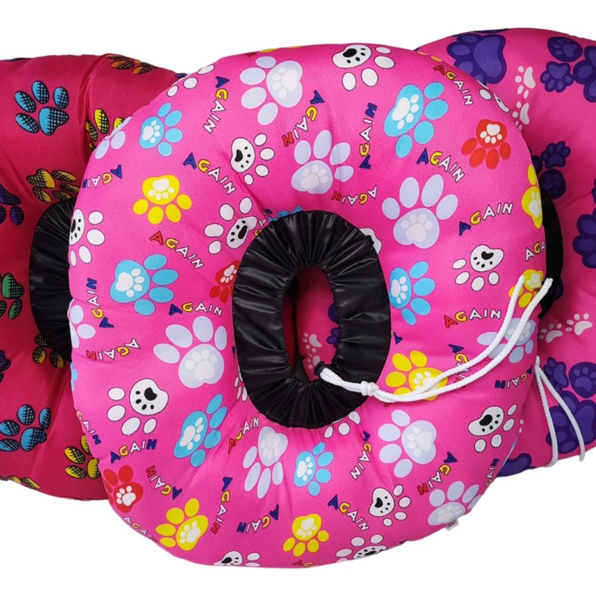 GENERICO - Collar Isabelino Perros Gatos Cojin Almohada Dona Estampado