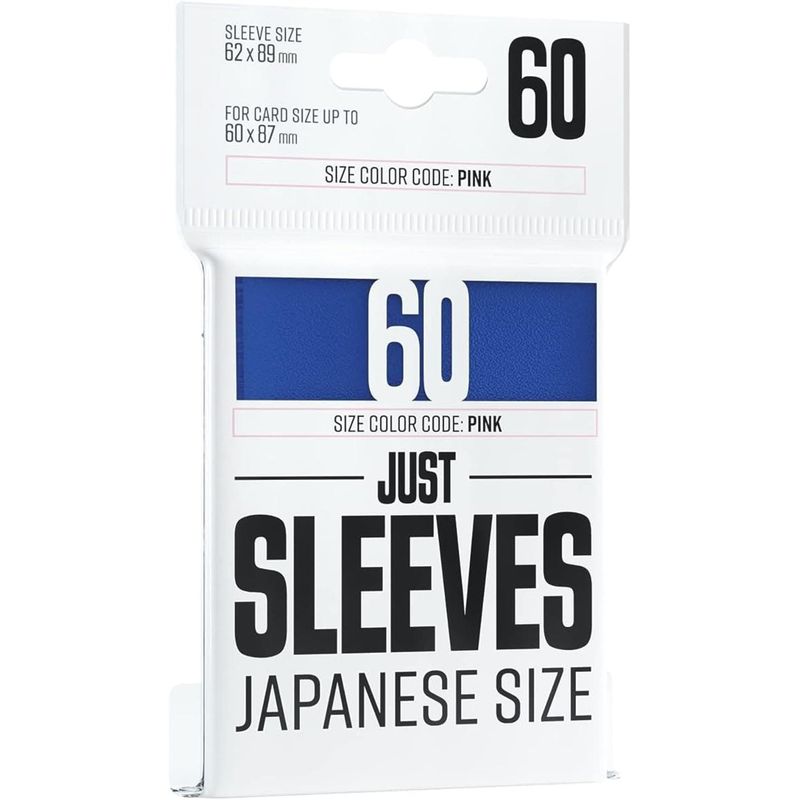 ASMODEE - Fundas Protectores Just Sleeves Japanese Azules 62X89mm 60