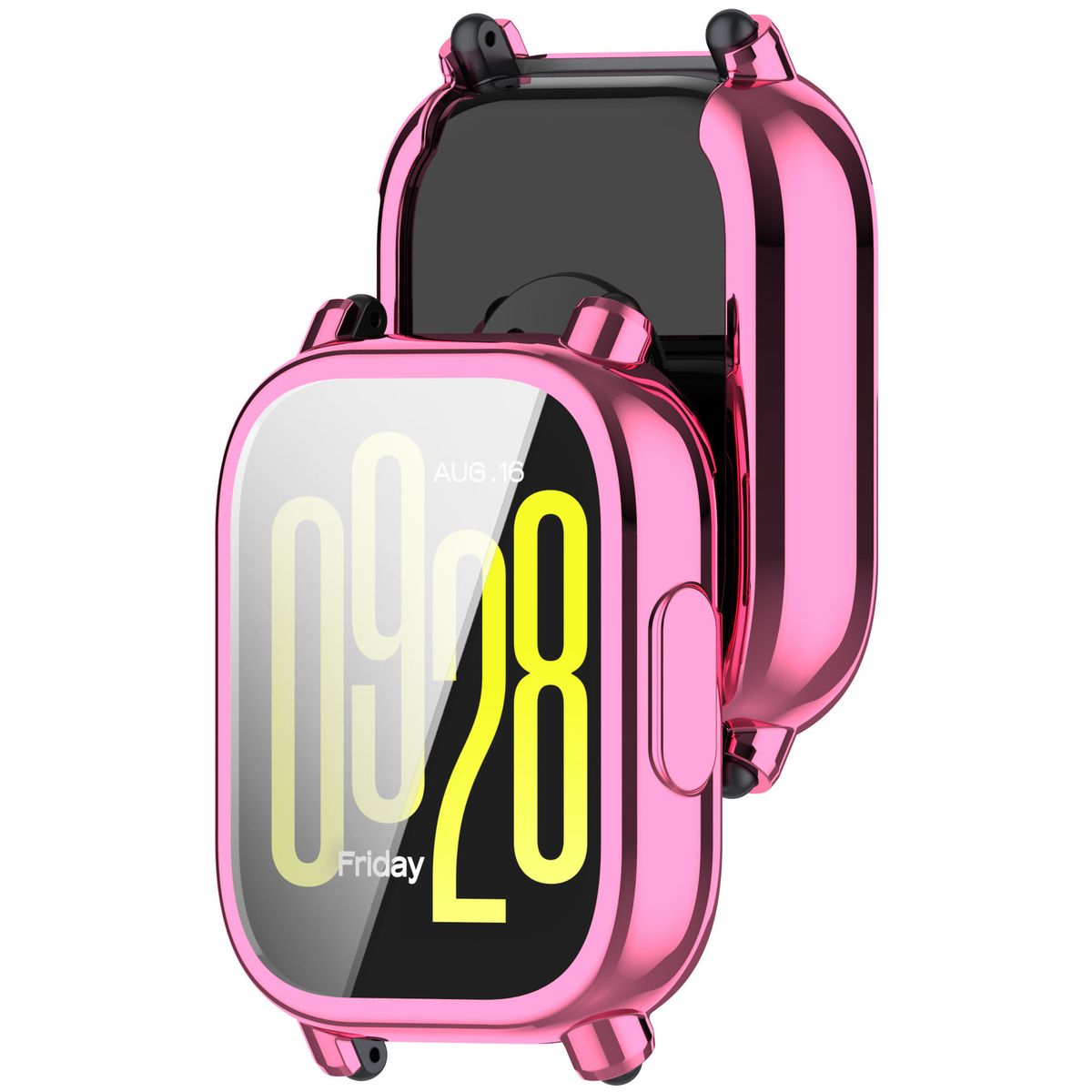 GENERICO - Funda Case Compatible Con Xiaomi Redmi Watch 5 lite-Rosa