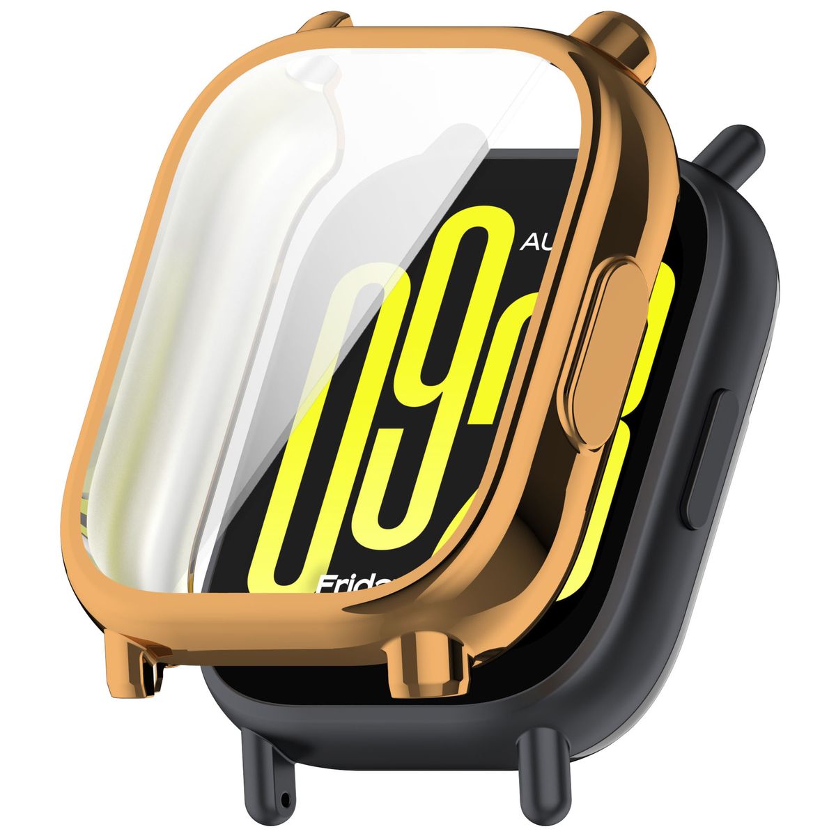GENERICO - Funda Case Compatible Con Xiaomi Redmi Watch 5 lite-Oro rosa
