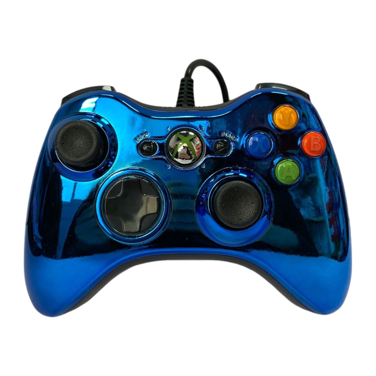 GENERICO - Control De Cable Para Xbox 360 Y Pc De En Colores Cromados