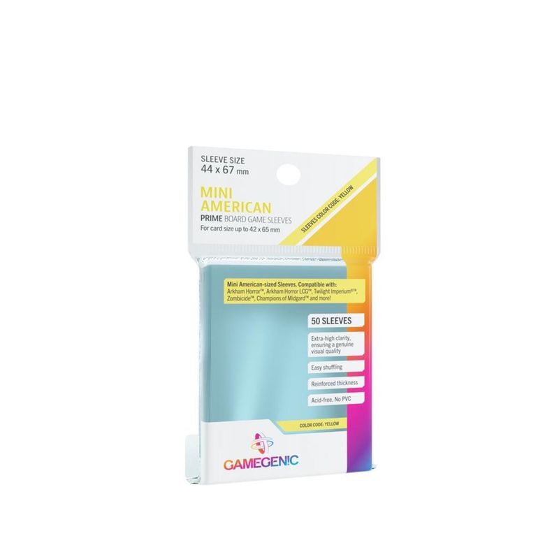 ASMODEE - Fundas Protectores Sleeves Prime Mini American 44x67mm x50