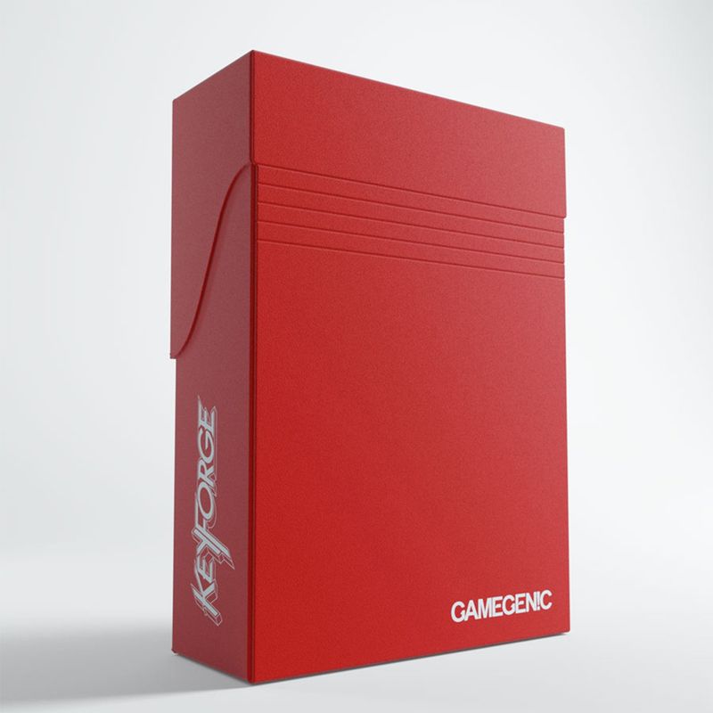 ASMODEE - Caja Protectora Deck Box  Aries Rojo