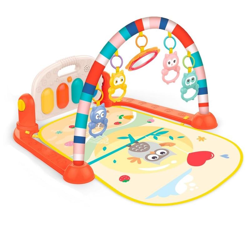 GENERICO - Gimnasio Musical Para Bebe Tapete Didactico y Piano Naranja