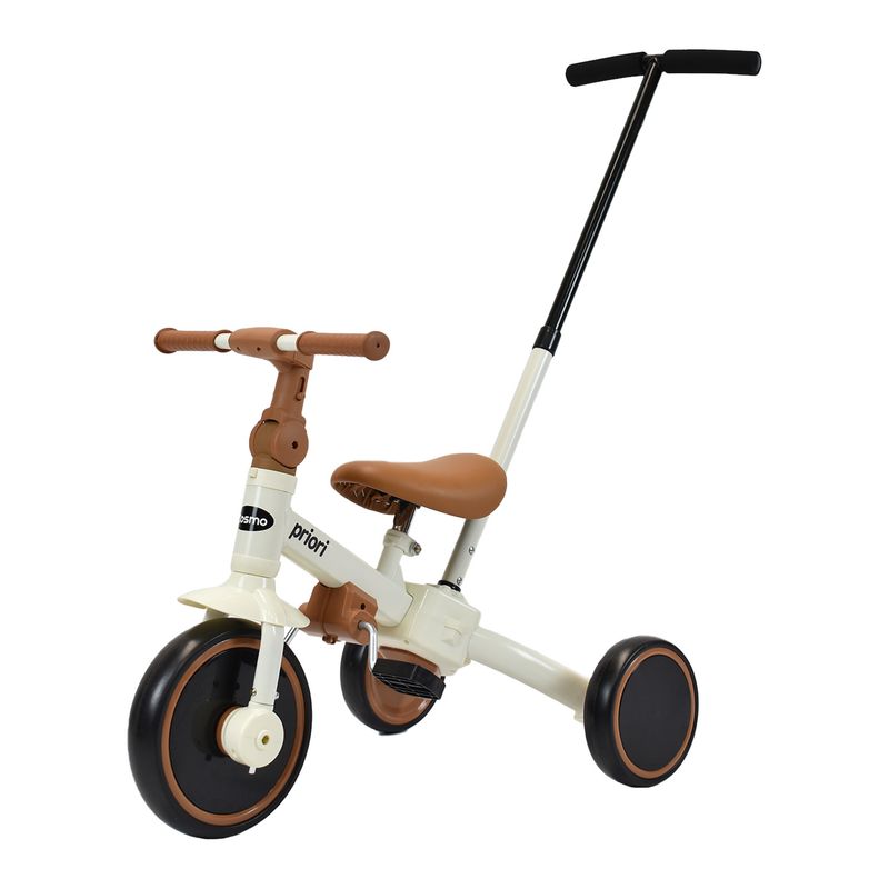 PRIORI - Triciclo Paseador Y Bici Balance 4 En 1 Cosmo Priori Beige