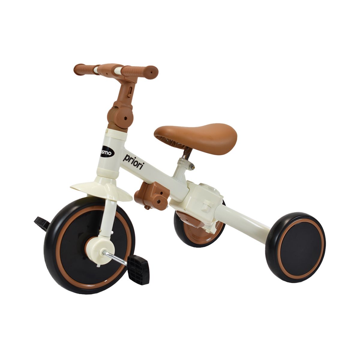PRIORI - Triciclo Paseador Y Bici Balance 4 En 1 Cosmo Priori Beige