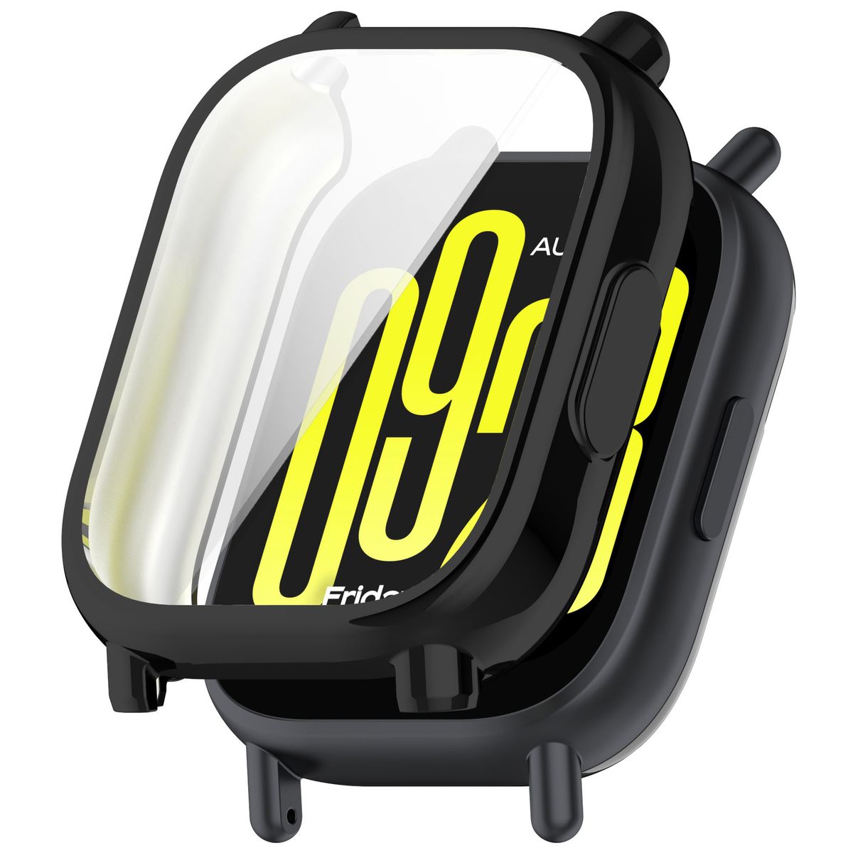 GENERICO - Funda Case Compatible Con Xiaomi Redmi Watch 5 lite-Negro