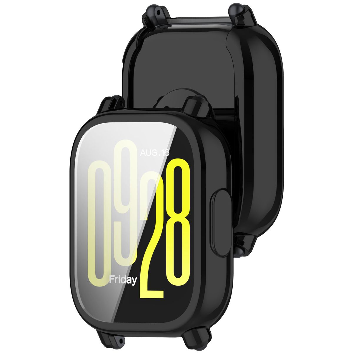 GENERICO - Funda Case Compatible Con Xiaomi Redmi Watch 5 lite-Negro