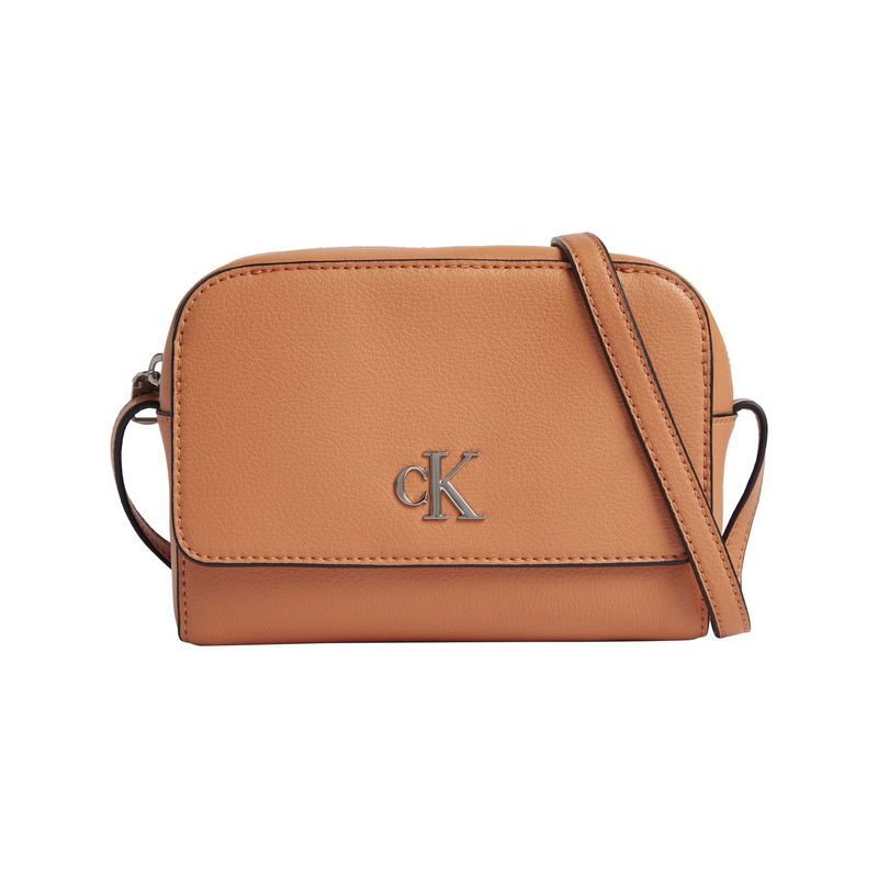 CALVIN KLEIN - Bolso naranja cruzado minimal monogram Calvin Klein