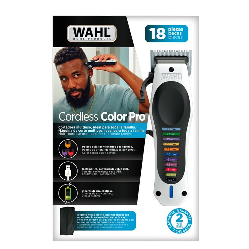 Cortadora Profesiona Wahl Color Pro Cordless Inalámbrica WAHL